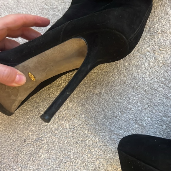 Sergio Rossi suede platform boots. - Picture 7 of 8